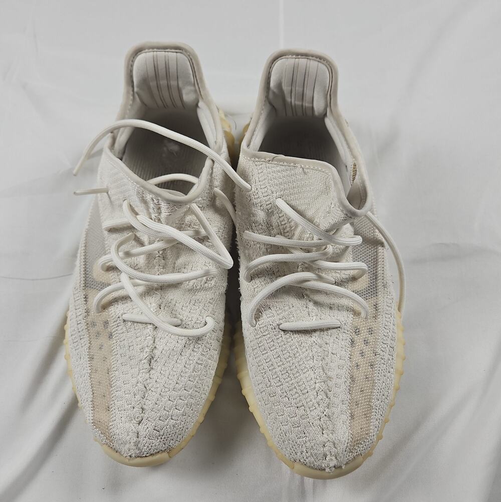 Mens 9.5 Womens 11 Yeezy Boost 350 V2 Bone Sneakers Cream White by adidas